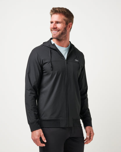 Wanderlust Hoodie Black | Travis Mathew