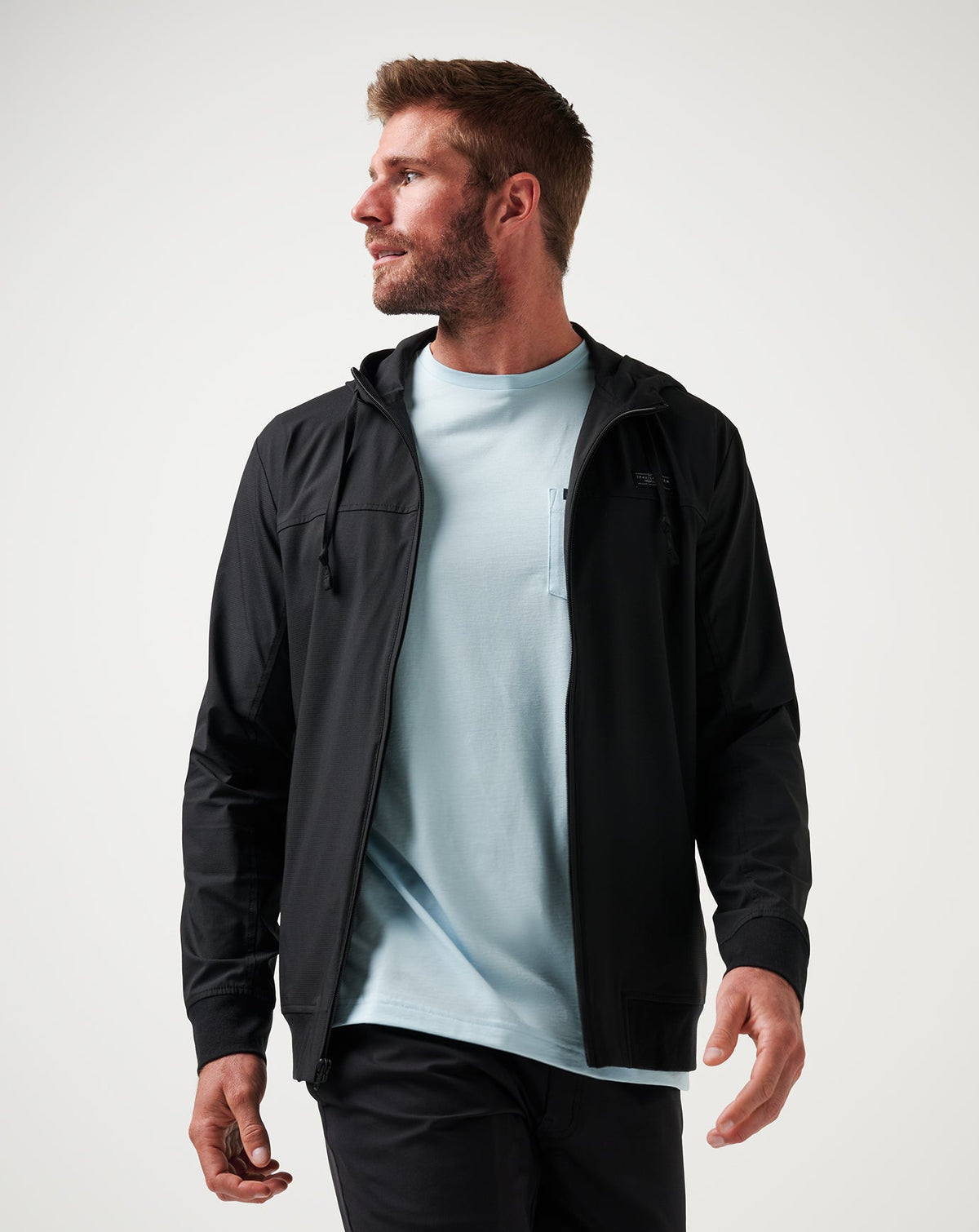 Wanderlust Hoodie Black | Travis Mathew