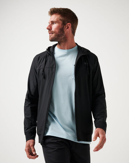 Wanderlust Hoodie Black | Travis Mathew