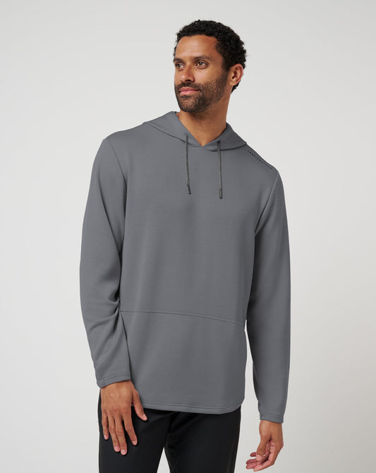 Fibercloud Hoodie Heather Grey | Travis Mathew