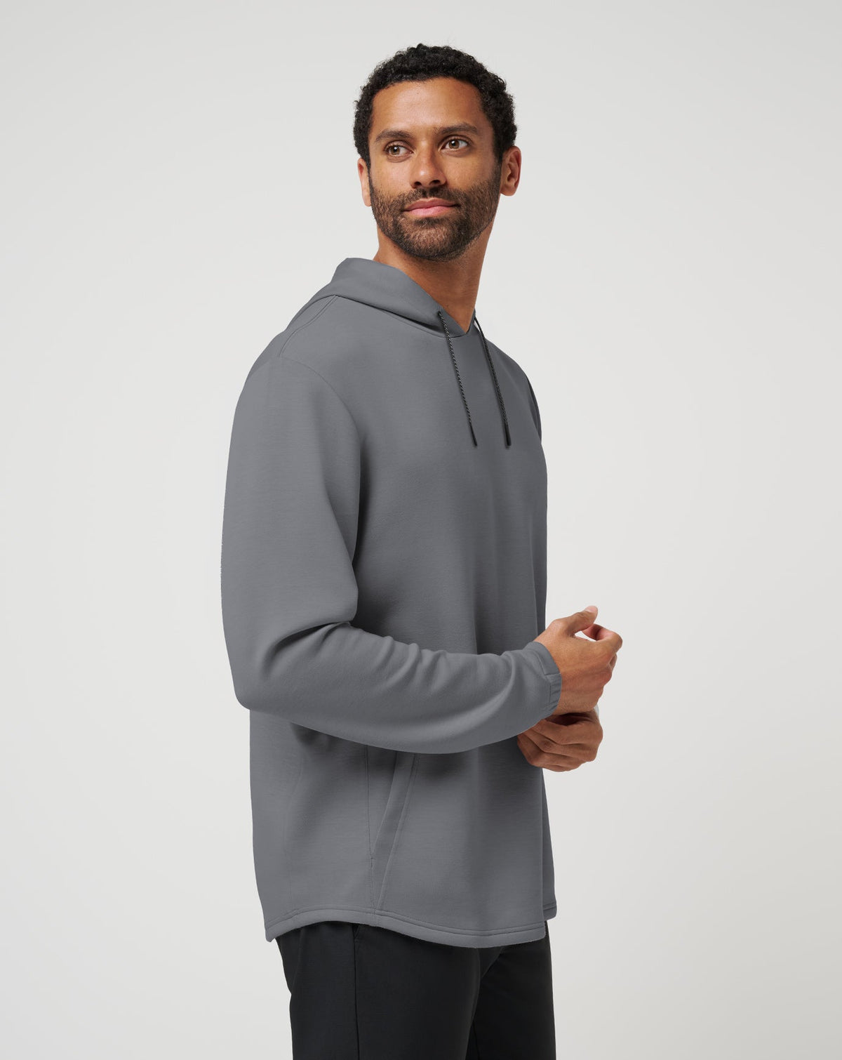 Fibercloud Hoodie Heather Grey | Travis Mathew