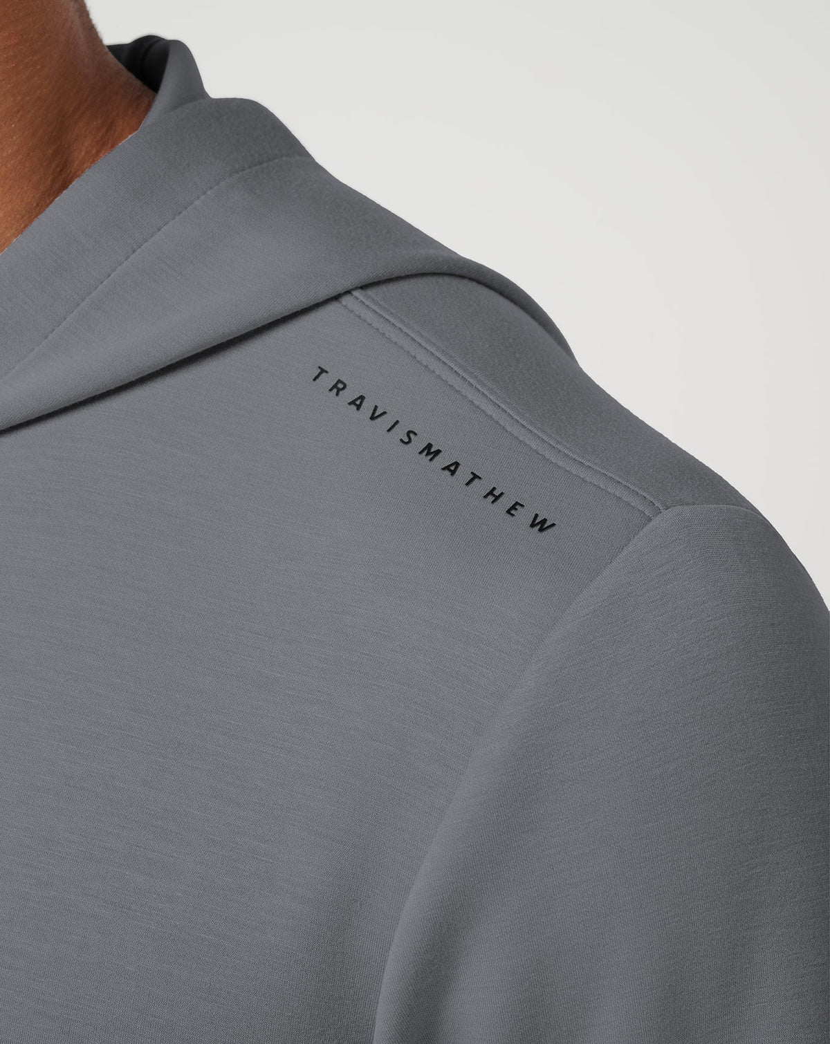 Fibercloud Hoodie Heather Grey | Travis Mathew
