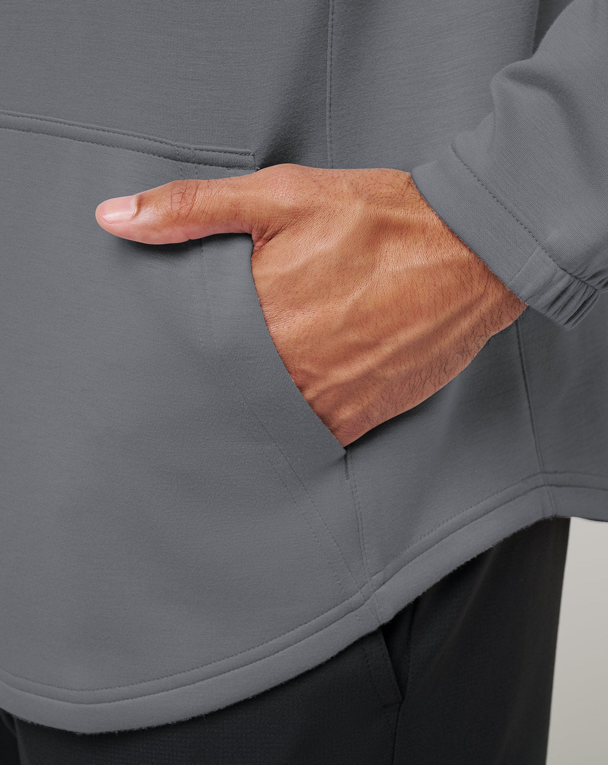 Fibercloud Hoodie Heather Grey | Travis Mathew