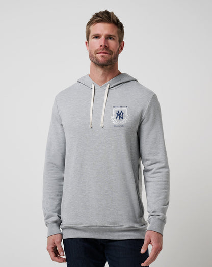 New York Yankees Stadium Hoodie Heather Grey | Travis Mathew