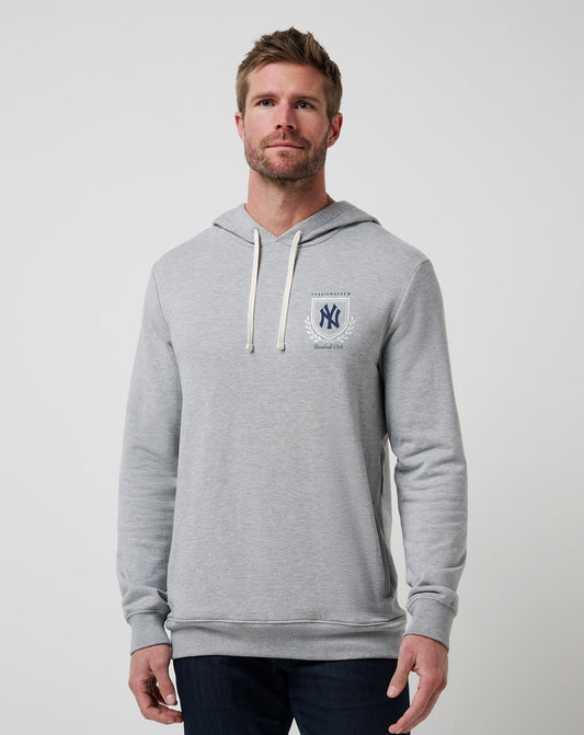 New York Yankees Stadium Hoodie Heather Grey | Travis Mathew