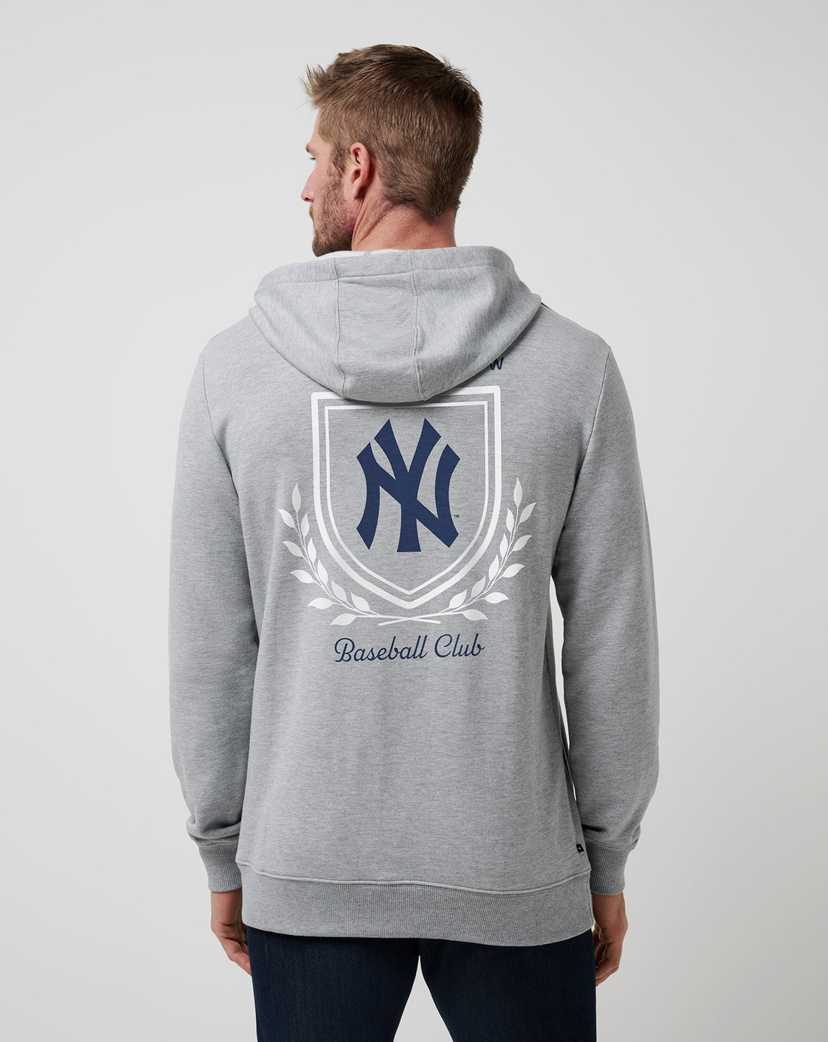 New York Yankees Stadium Hoodie Heather Grey | Travis Mathew