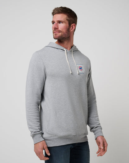 Chicago Cubs Stadium Hoodie Heather Grey | Travis Mathew