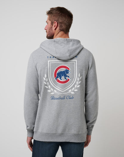 Chicago Cubs Stadium Hoodie Heather Grey | Travis Mathew