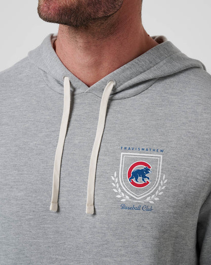 Chicago Cubs Stadium Hoodie Heather Grey | Travis Mathew