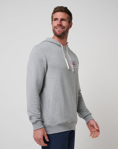 Atlanta Braves Stadium Hoodie Heather Grey | Travis Mathew