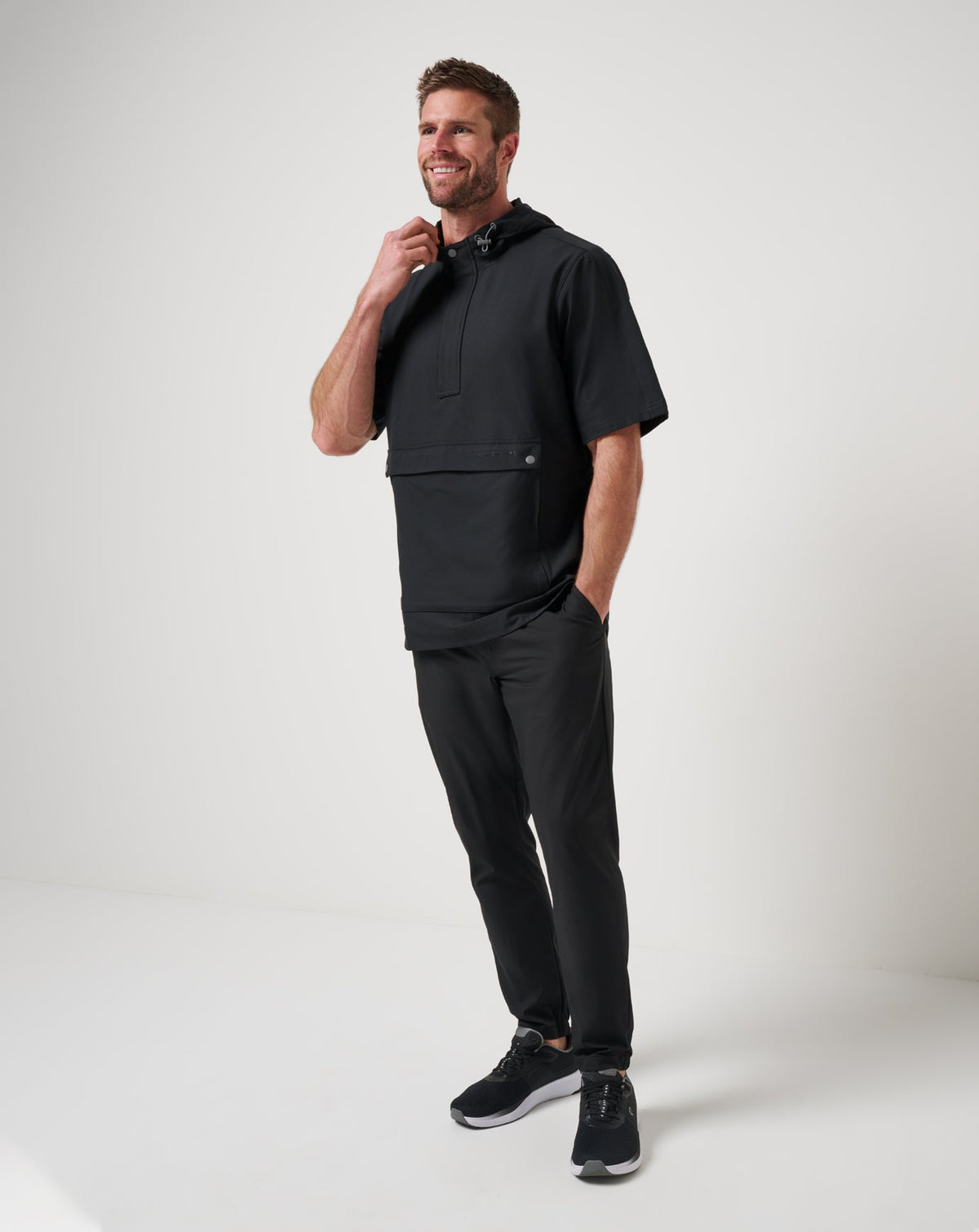 Sport Mode Hoodie Black | Travis Mathew