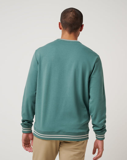 Vip Ticket Crew Silver Pine | Travis Mathew