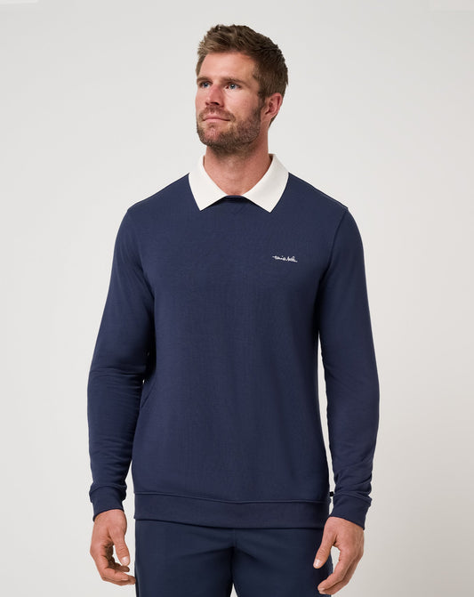 Amenities Collar Crew Total Eclipse | Travis Mathew