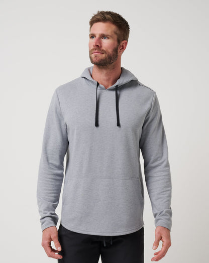 Upgraded Tech Hoodie Heather Grey | Travis Mathew