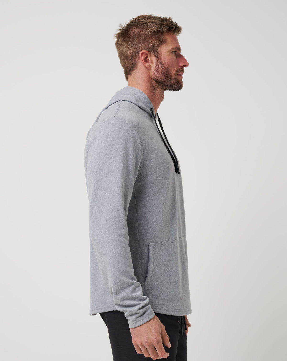 Upgraded Tech Hoodie Heather Grey | Travis Mathew