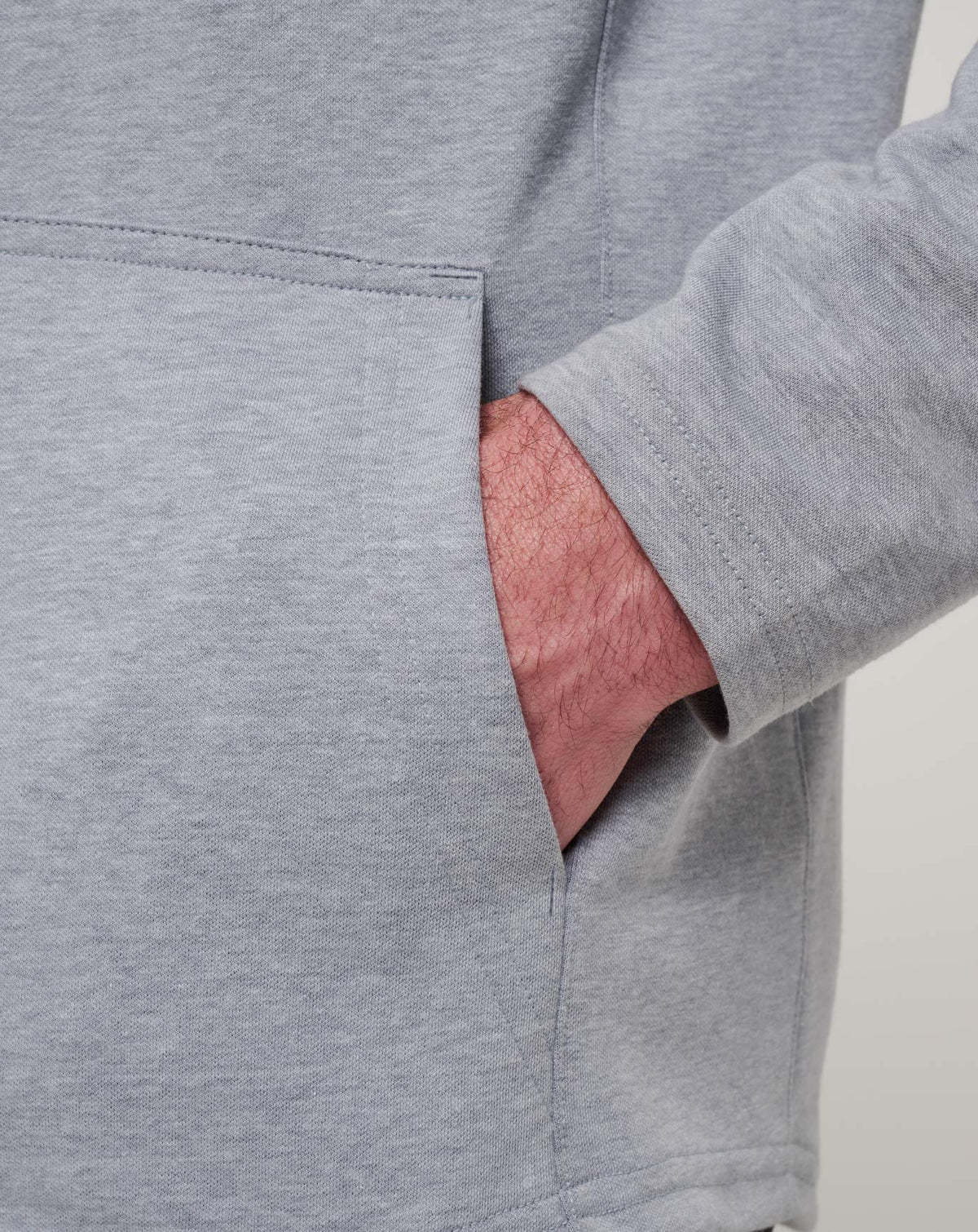 Upgraded Tech Hoodie Heather Grey | Travis Mathew