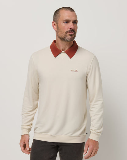 Amenities Collar Crew Birch | Travis Mathew
