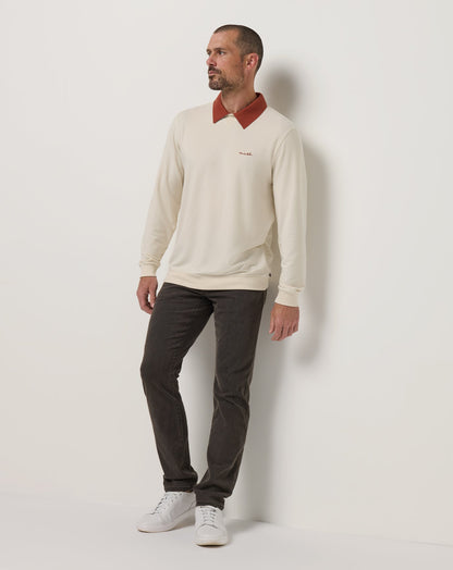 Amenities Collar Crew Birch | Travis Mathew