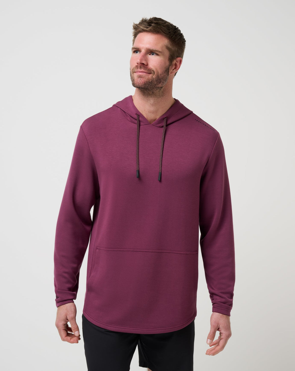 Fibercloud Hoodie Mauve Wine | Travis Mathew