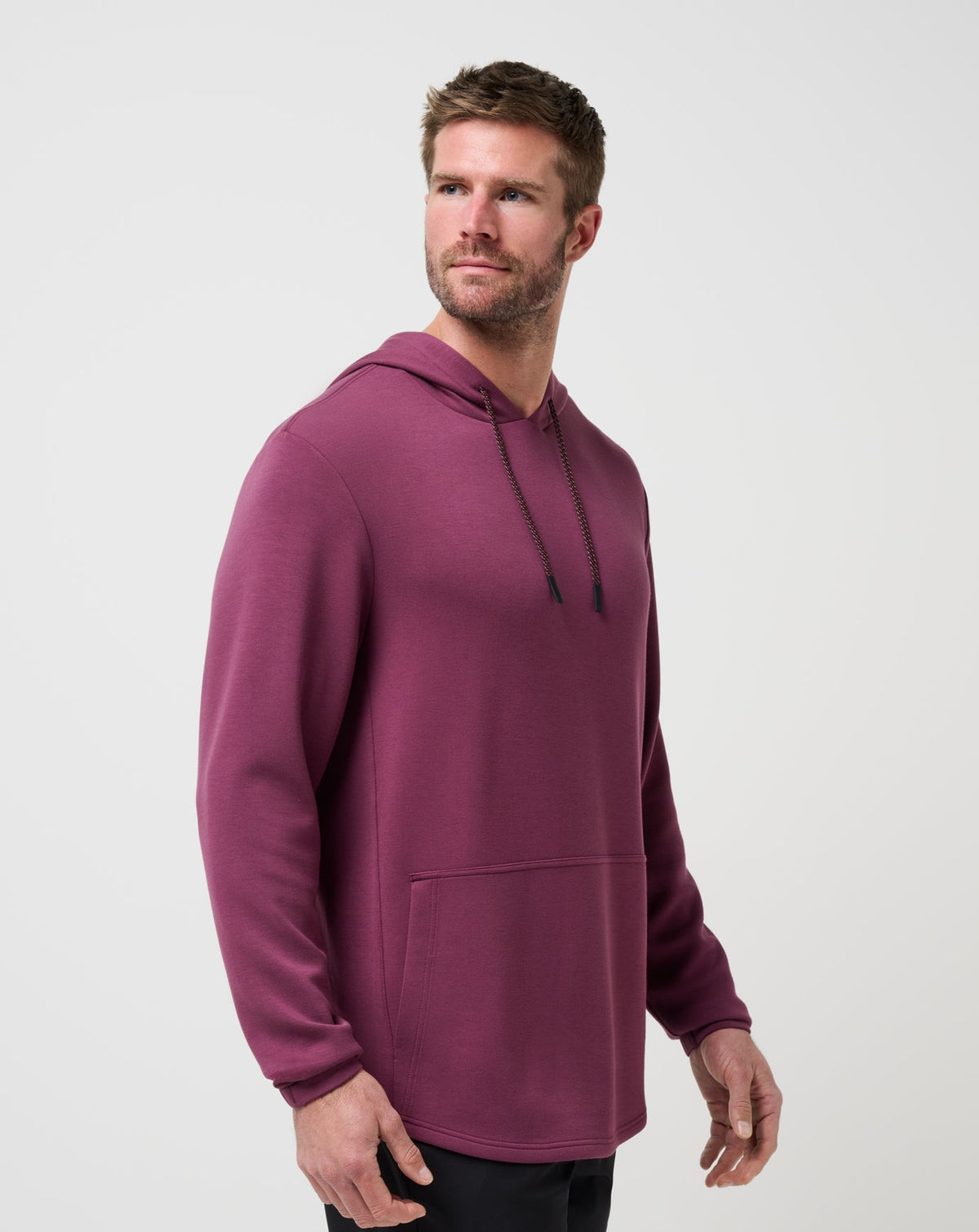 Fibercloud Hoodie Mauve Wine | Travis Mathew