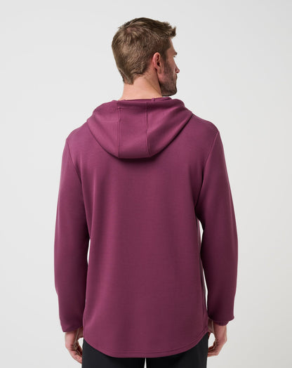 Fibercloud Hoodie Mauve Wine | Travis Mathew