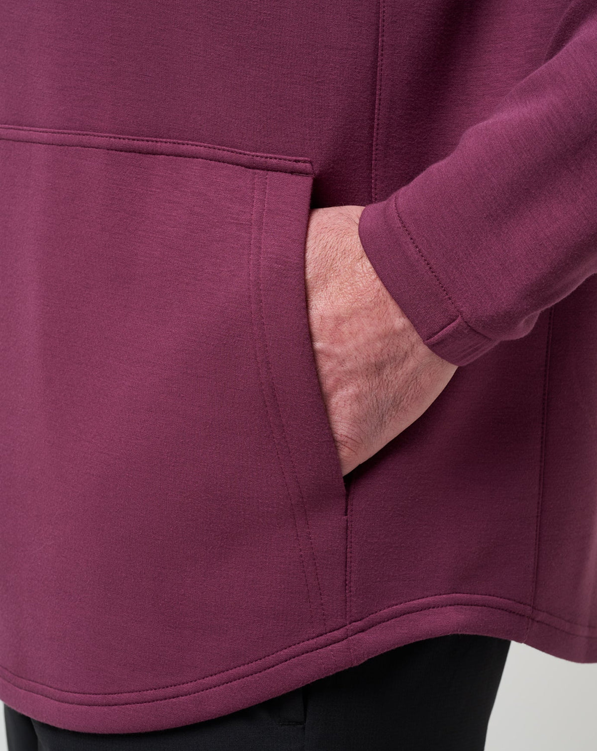 Fibercloud Hoodie Mauve Wine | Travis Mathew
