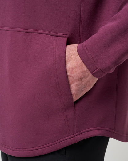 Fibercloud Hoodie Mauve Wine | Travis Mathew