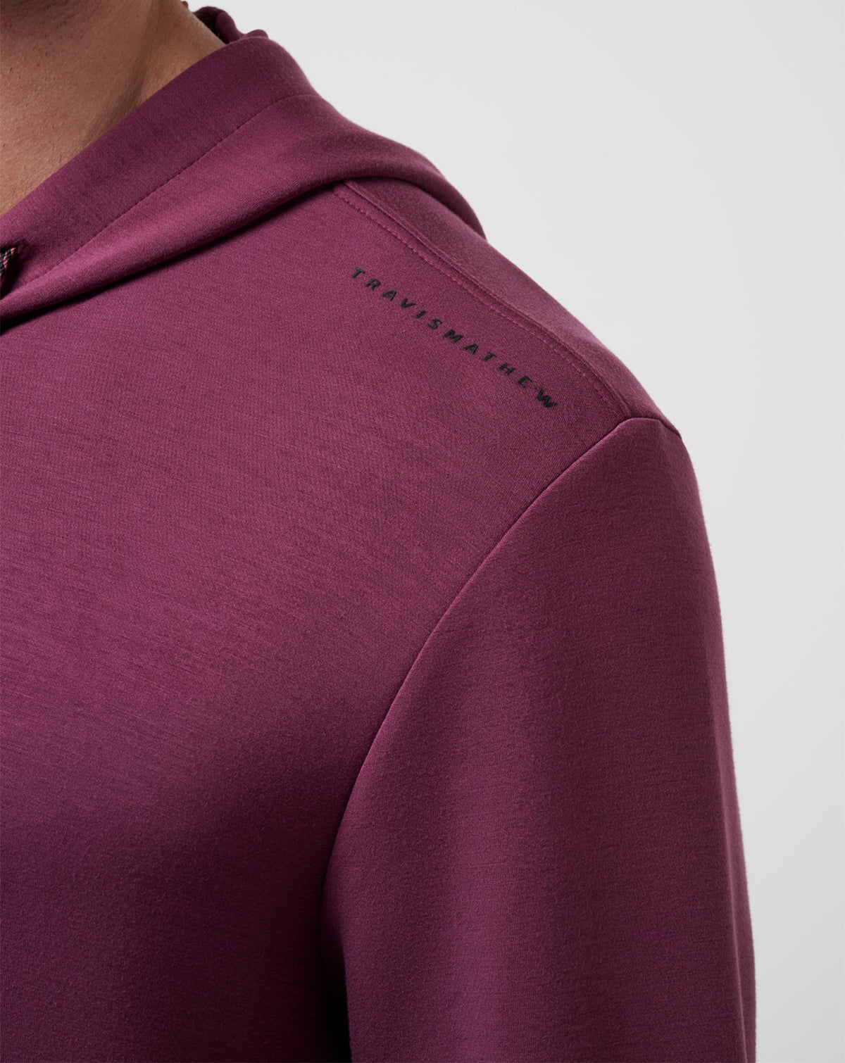 Fibercloud Hoodie Mauve Wine | Travis Mathew