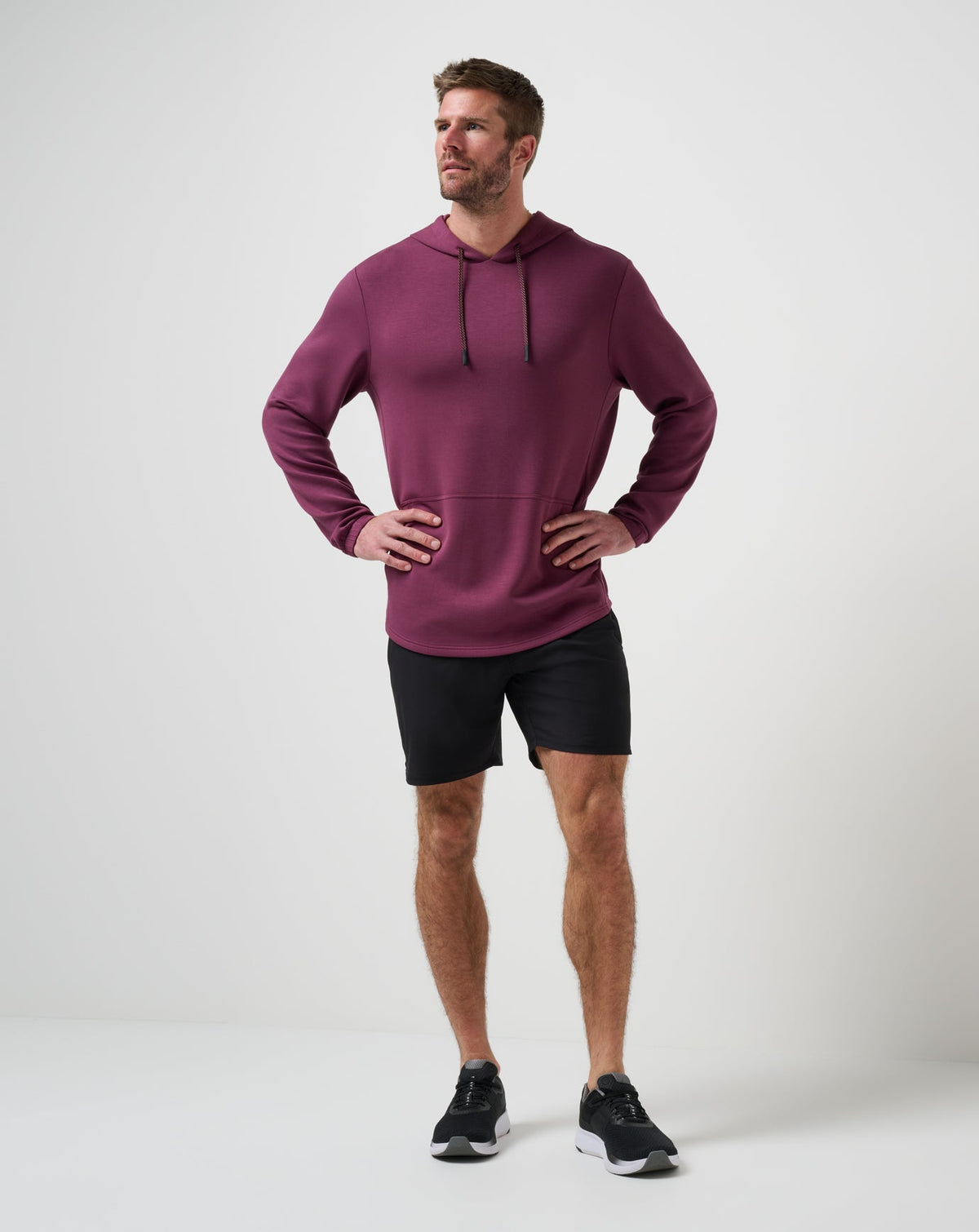 Fibercloud Hoodie Mauve Wine | Travis Mathew