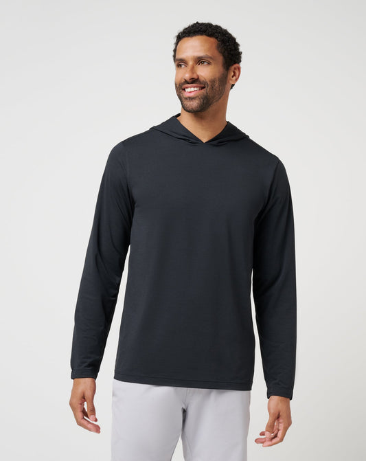 Heater Pro Hoodie Black | Travis Mathew
