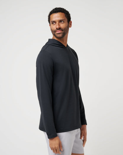 Heater Pro Hoodie Black | Travis Mathew