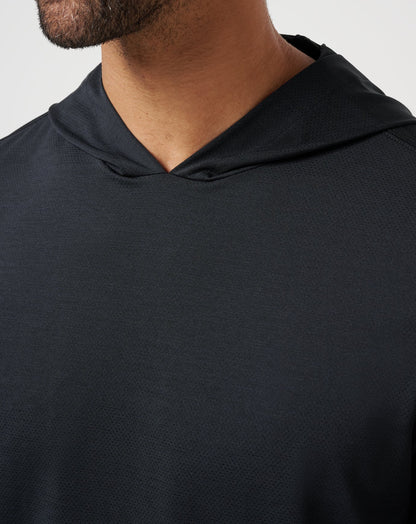 Heater Pro Hoodie Black | Travis Mathew