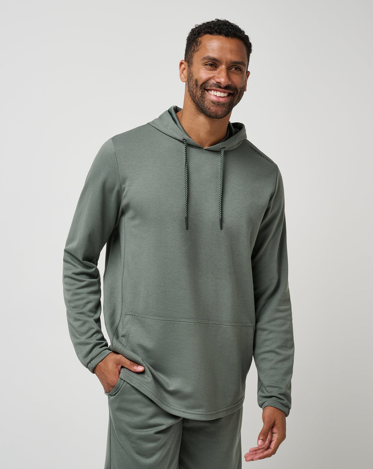 Sideslip Hoodie Dark Olive | Travis Mathew