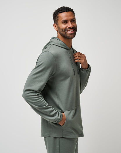 Sideslip Hoodie Dark Olive | Travis Mathew