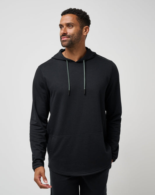 Sideslip Hoodie Black | Travis Mathew