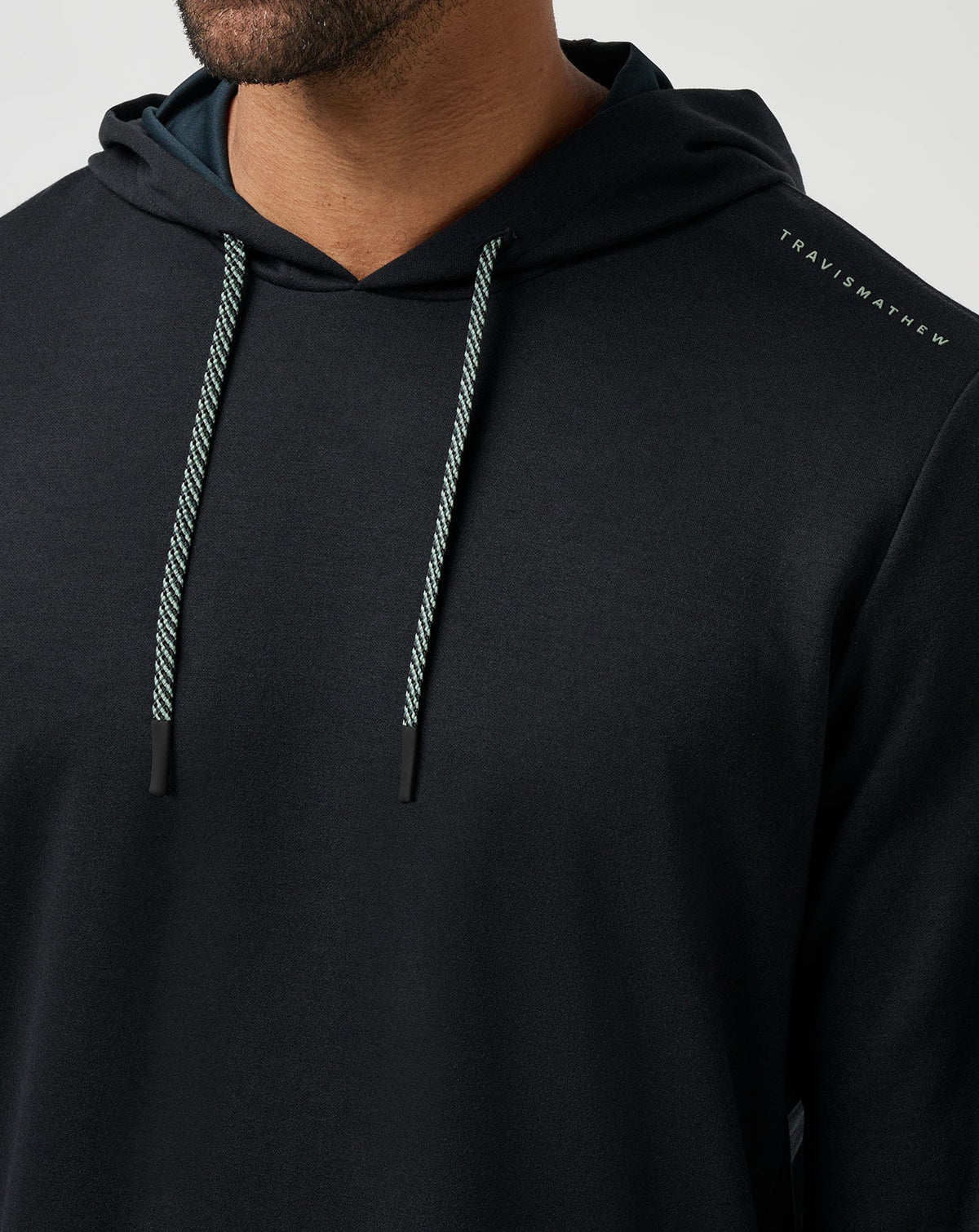 Sideslip Hoodie Black | Travis Mathew