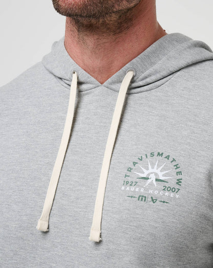 Glacier Hike Hoodie Heather Grey | Travis Mathew