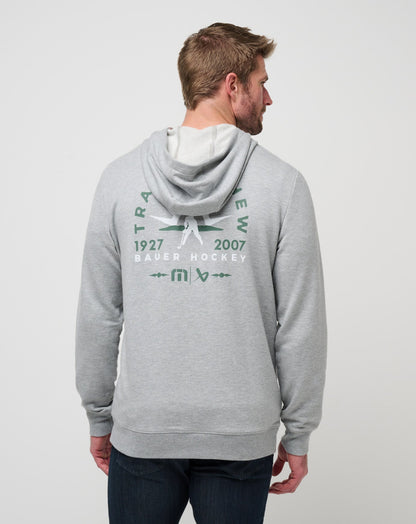 Glacier Hike Hoodie Heather Grey | Travis Mathew