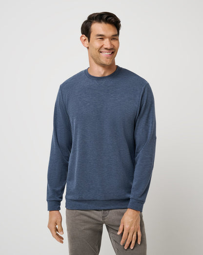 Cloud Sweater Heather Navy | Travis Mathew