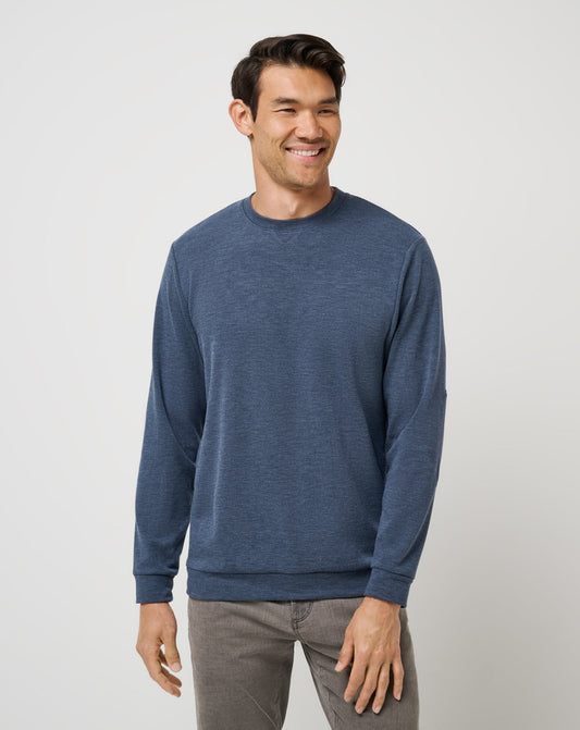 Cloud Sweater Heather Navy | Travis Mathew