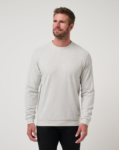 Cloud Sweater Heather Grey | Travis Mathew