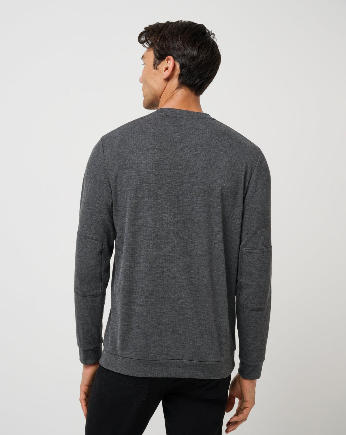 Cloud Sweater Heather Black | Travis Mathew
