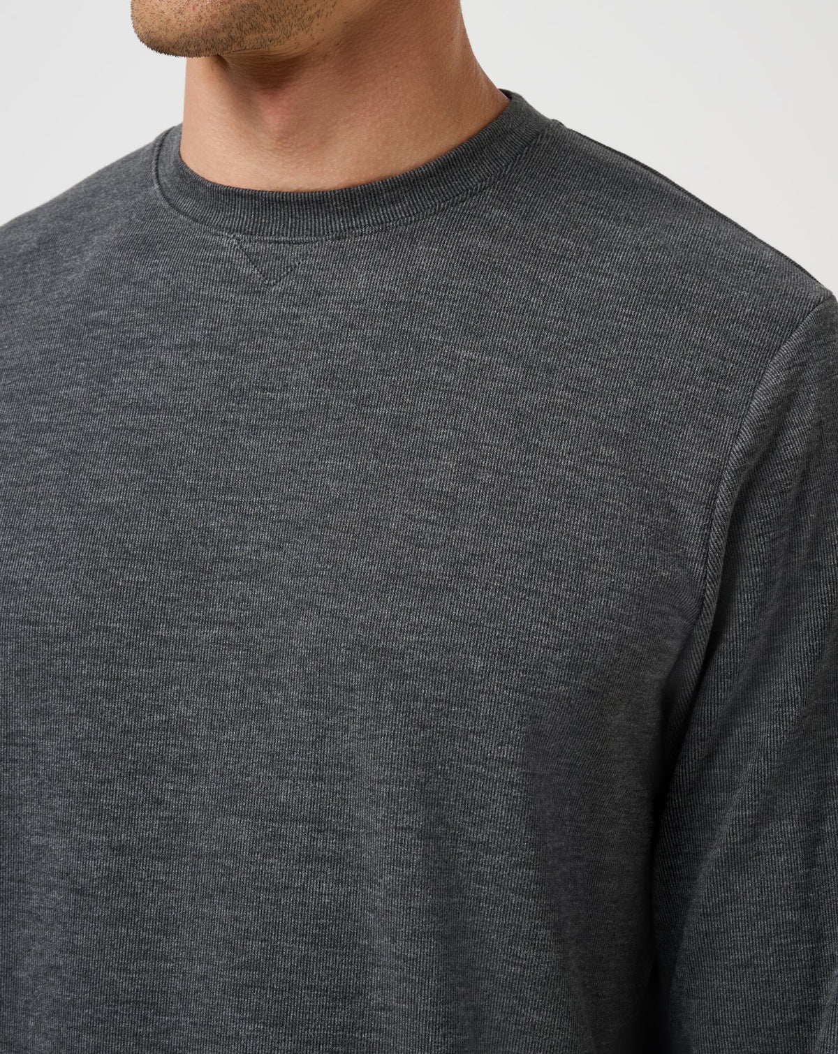 Cloud Sweater Heather Black | Travis Mathew