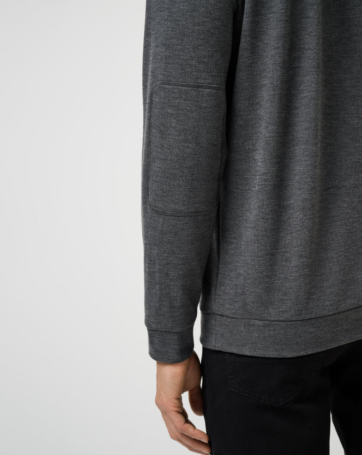 Cloud Sweater Heather Black | Travis Mathew