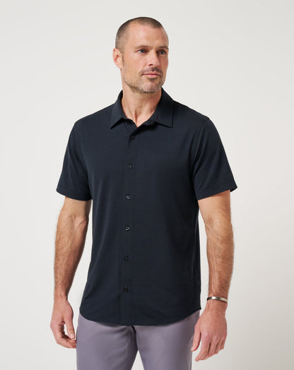 The Heater Button-Up Black | Travis Mathew
