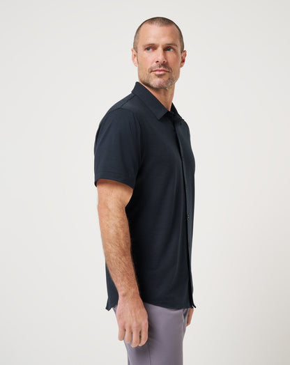 The Heater Button-Up Black | Travis Mathew
