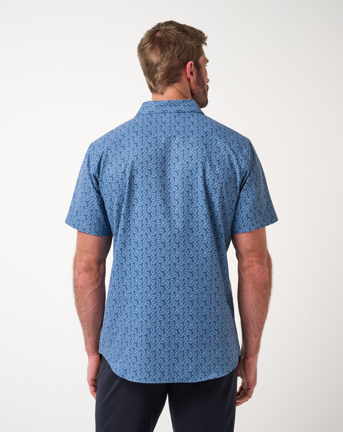 Techwoven Sunlight Button-Up Bering Sea | Travis Mathew