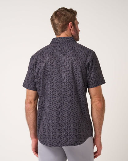 Techwoven Sunlight Button-Up Black | Travis Mathew