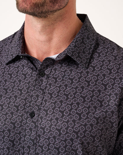Techwoven Sunlight Button-Up Black | Travis Mathew