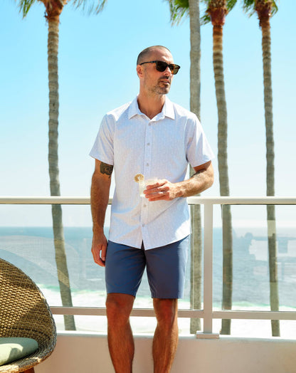 Techwoven Sunlight Button-Up White | Travis Mathew